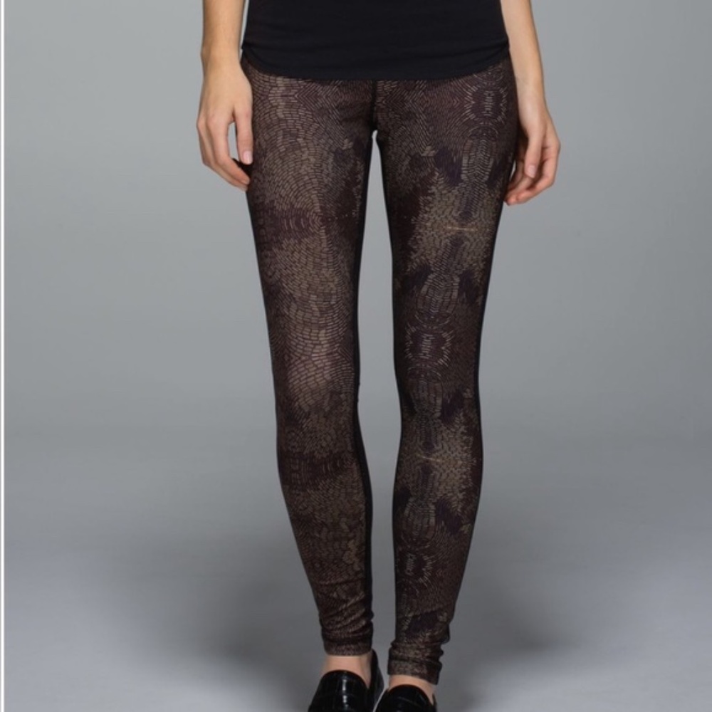 Lululemon Bronze Mosaic Leggings
